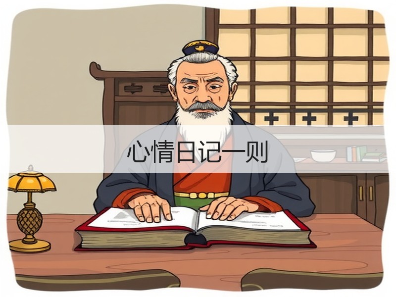 心情日记一则