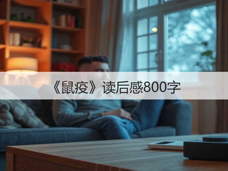 《鼠疫》读后感800字