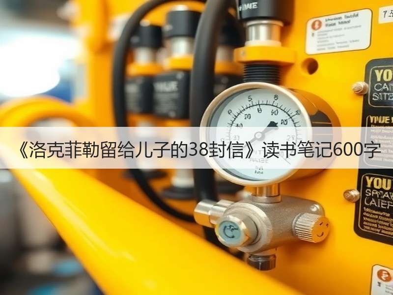 《洛克菲勒留给儿子的38封信》读书笔记600字