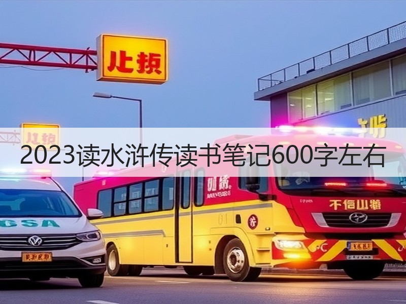 2023读水浒传读书笔记600字左右