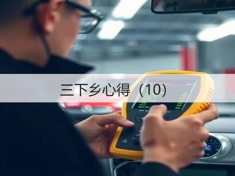 三下乡心得（10）
