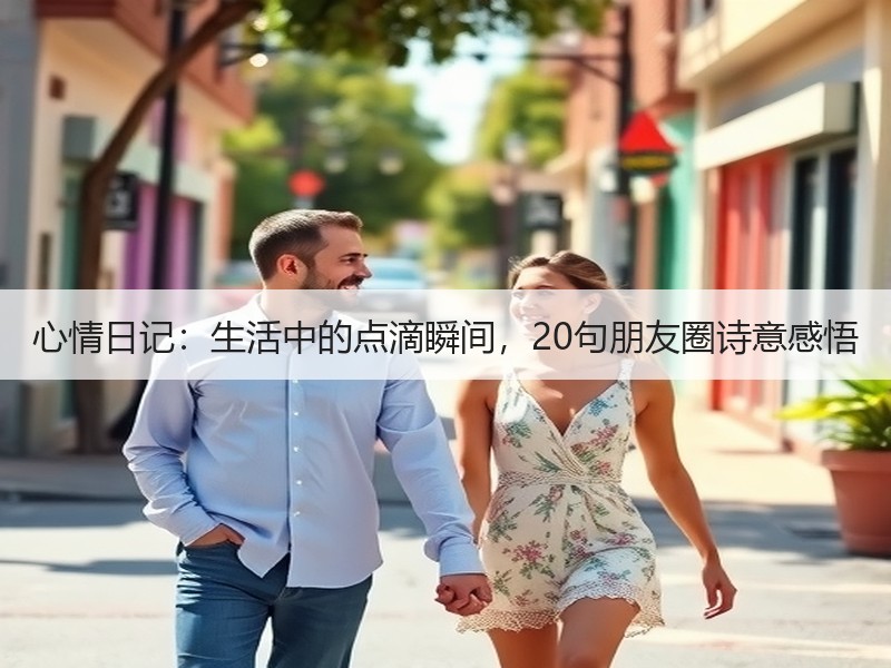 心情日记：生活中的点滴瞬间，20句朋友圈诗意感悟