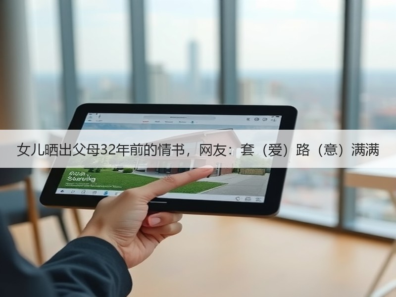 女儿晒出父母32年前的情书，网友：套（爱）路（意）满满