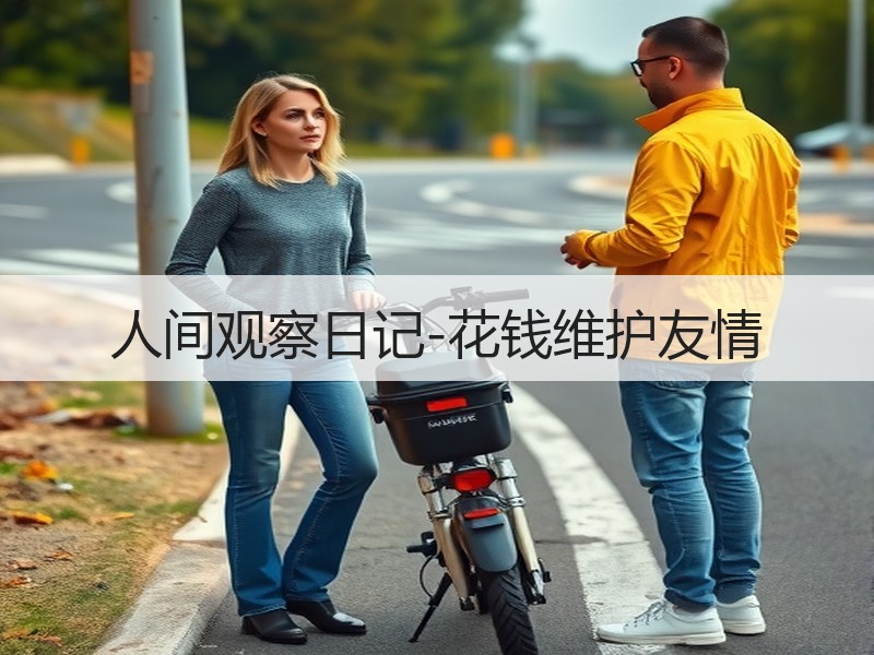 人间观察日记-花钱维护友情