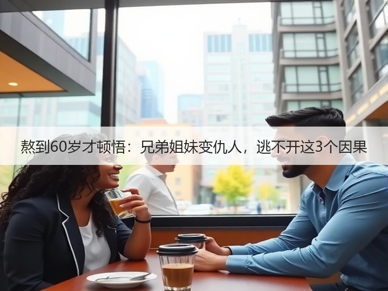 熬到60岁才顿悟：兄弟姐妹变仇人，逃不开这3个因果