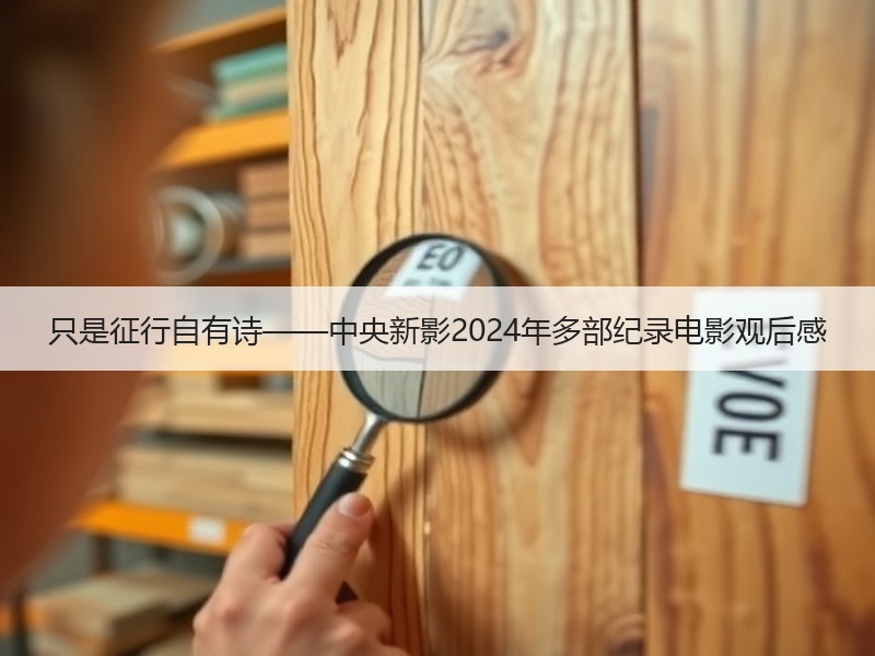 只是征行自有诗——中央新影2024年多部纪录电影观后感