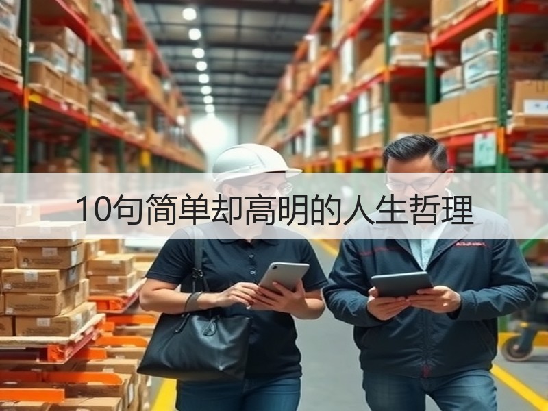 10句简单却高明的人生哲理