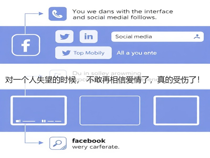 对一个人失望的时候， 不敢再相信爱情了，真的受伤了！