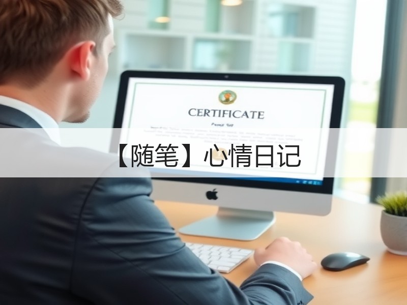 【随笔】心情日记