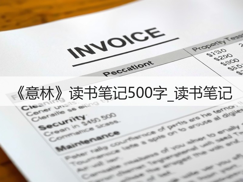 《意林》读书笔记500字_读书笔记