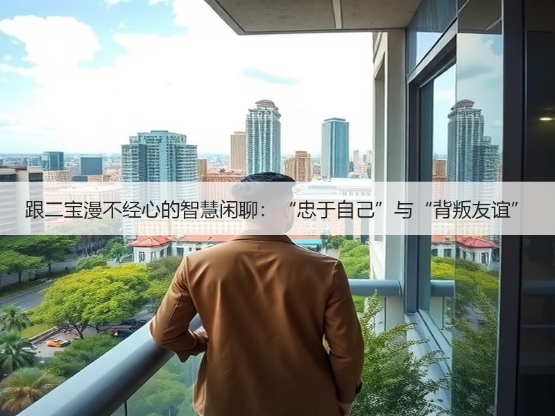 跟二宝漫不经心的智慧闲聊：“忠于自己”与“背叛友谊”