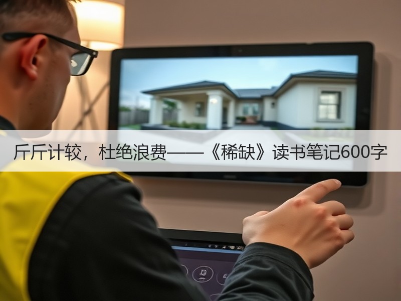 斤斤计较，杜绝浪费——《稀缺》读书笔记600字