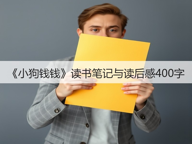 《小狗钱钱》读书笔记与读后感400字