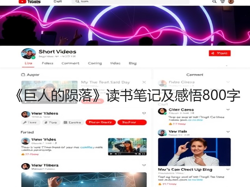 《巨人的陨落》读书笔记及感悟800字