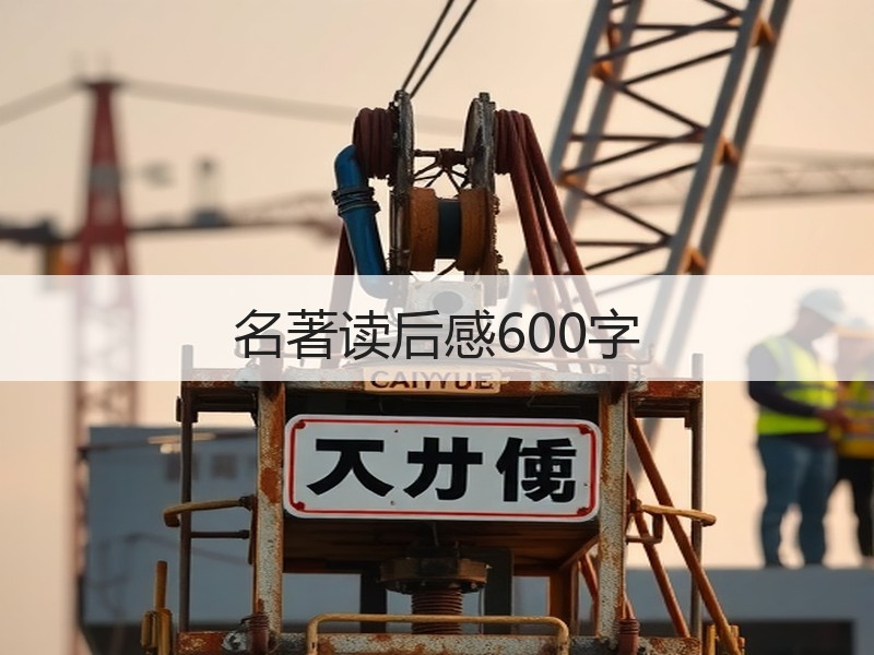名著读后感600字