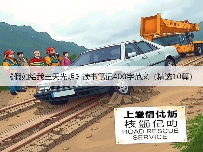 《假如给我三天光明》读书笔记400字范文（精选10篇）