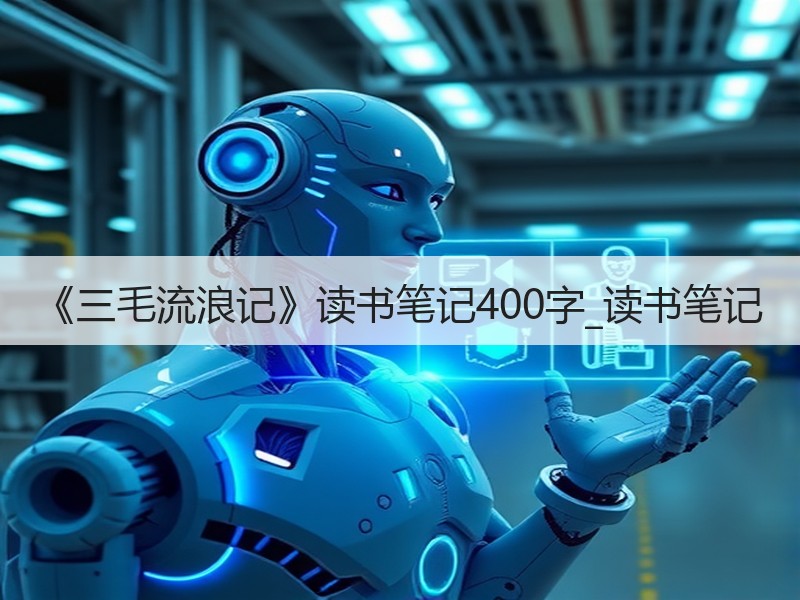 《三毛流浪记》读书笔记400字_读书笔记