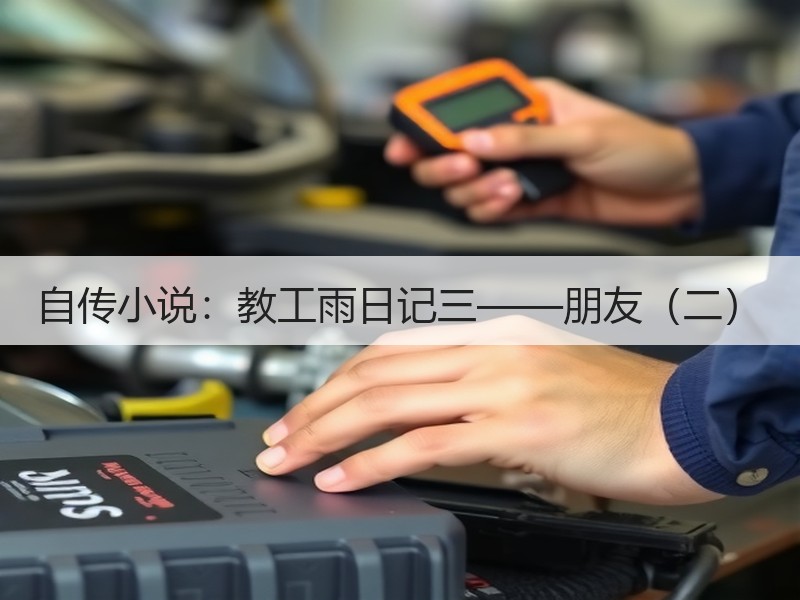 自传小说：教工雨日记三——朋友（二）