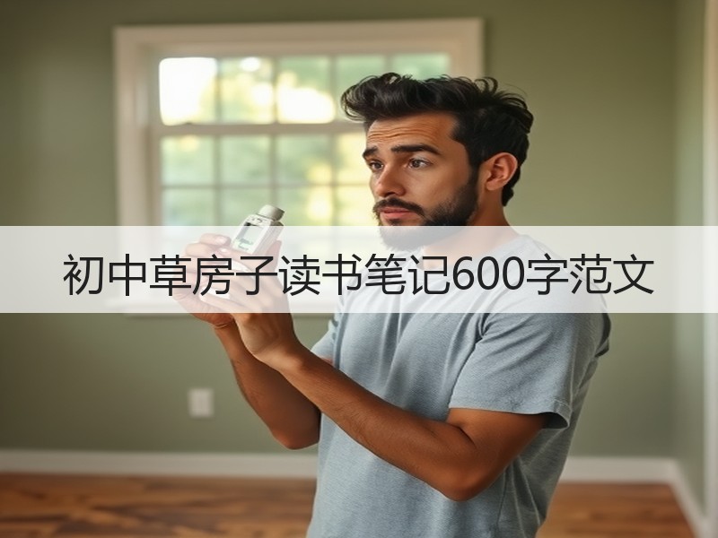 初中草房子读书笔记600字范文