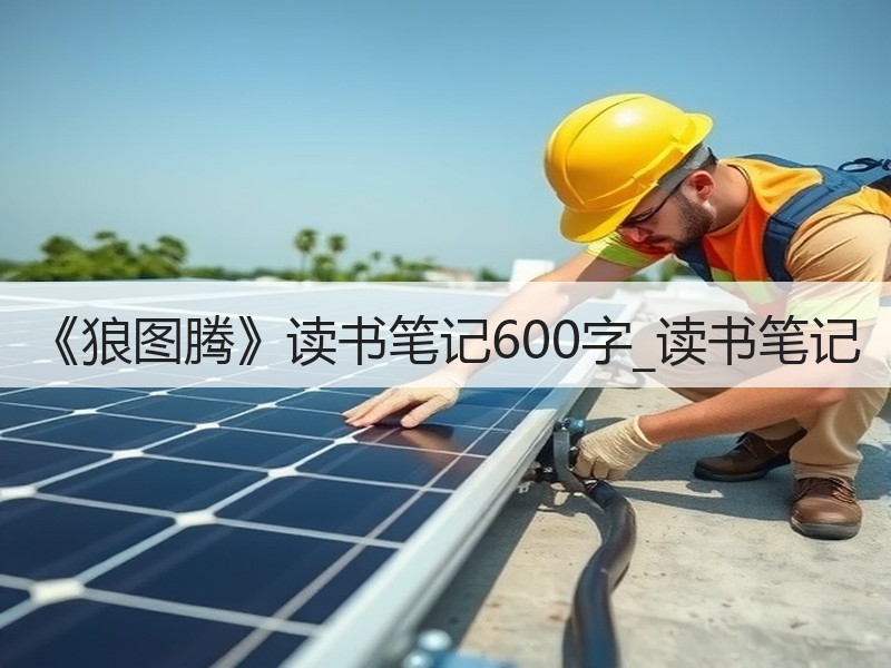 《狼图腾》读书笔记600字_读书笔记