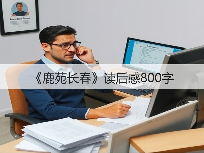 《鹿苑长春》读后感800字