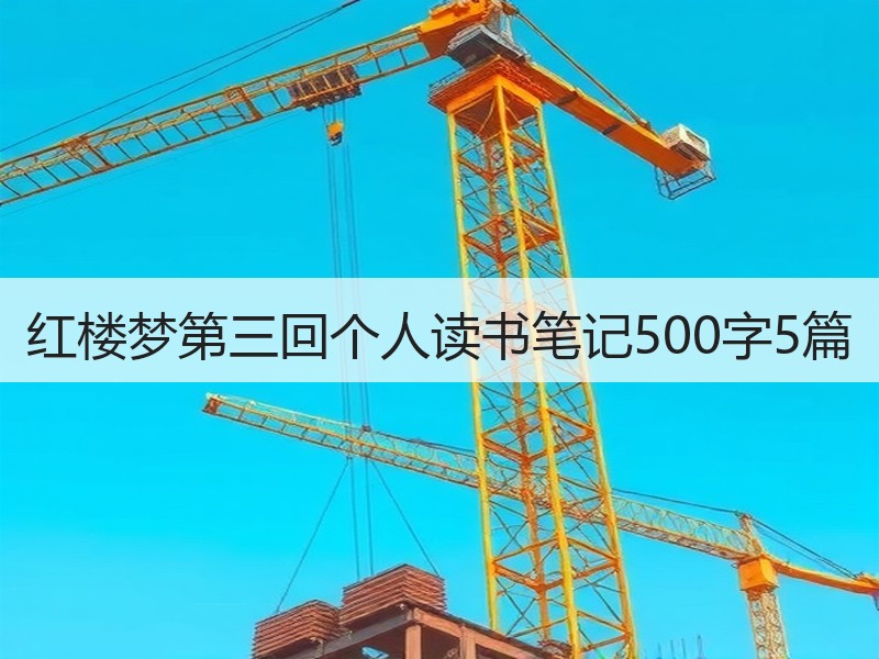 红楼梦第三回个人读书笔记500字5篇