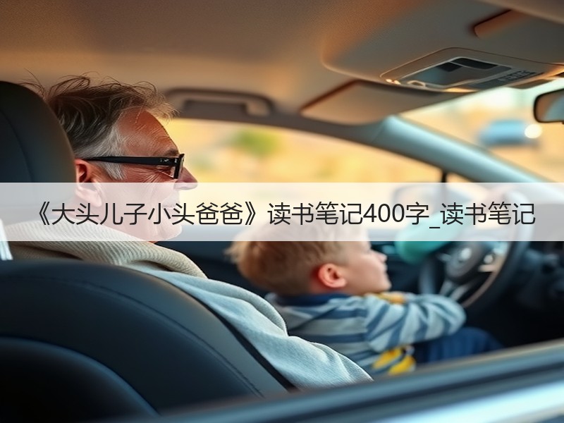 《大头儿子小头爸爸》读书笔记400字_读书笔记