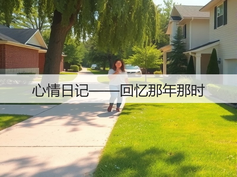 心情日记——回忆那年那时