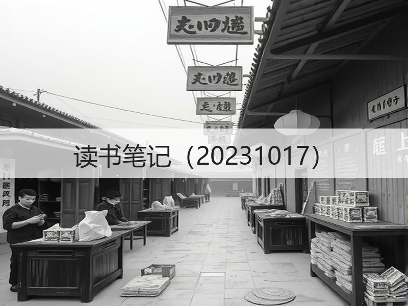 读书笔记（20231017）