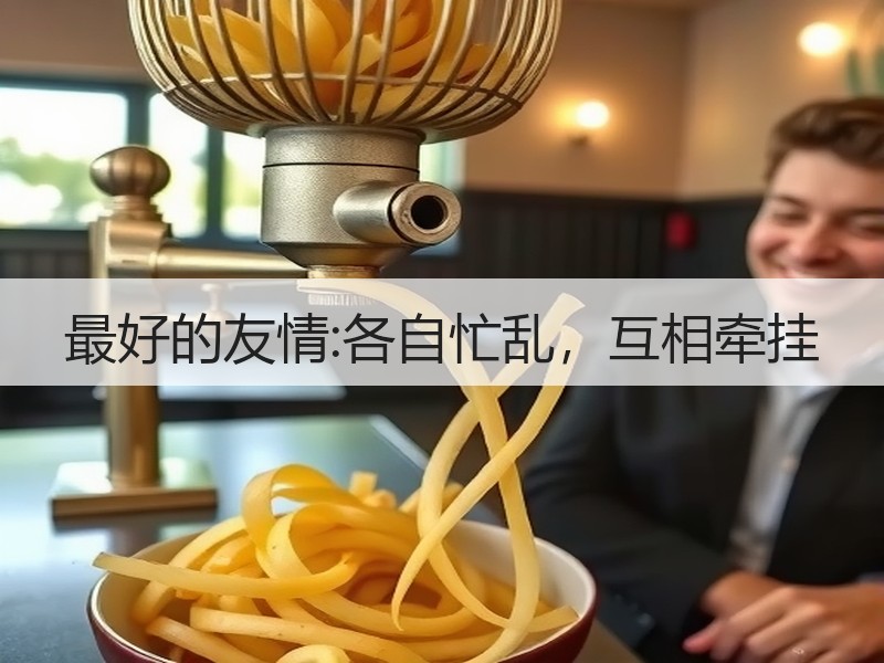 最好的友情:各自忙乱，互相牵挂