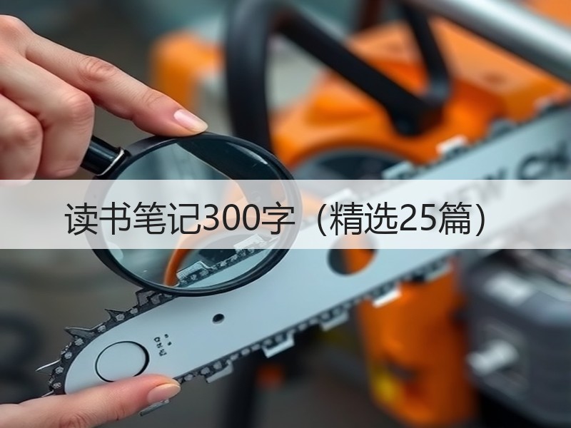 读书笔记300字（精选25篇）