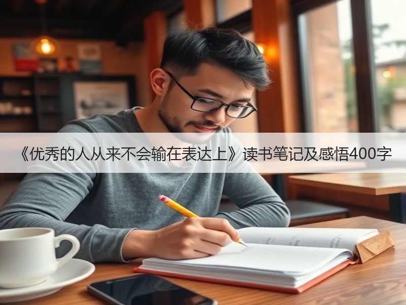 《优秀的人从来不会输在表达上》读书笔记及感悟400字
