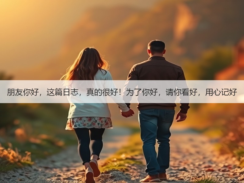 朋友你好，这篇日志，真的很好！为了你好，请你看好，用心记好