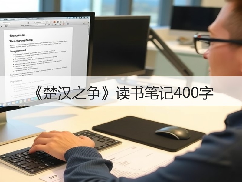 《楚汉之争》读书笔记400字
