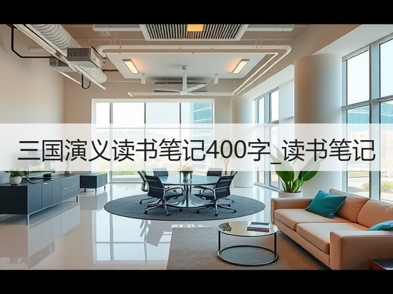 三国演义读书笔记400字_读书笔记