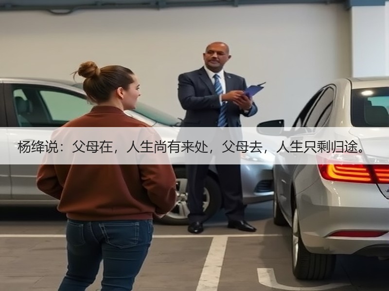 杨绛说：父母在，人生尚有来处，父母去，人生只剩归途。