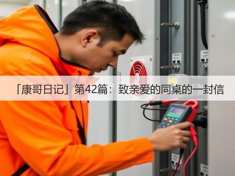 「康哥日记」第42篇：致亲爱的同桌的一封信
