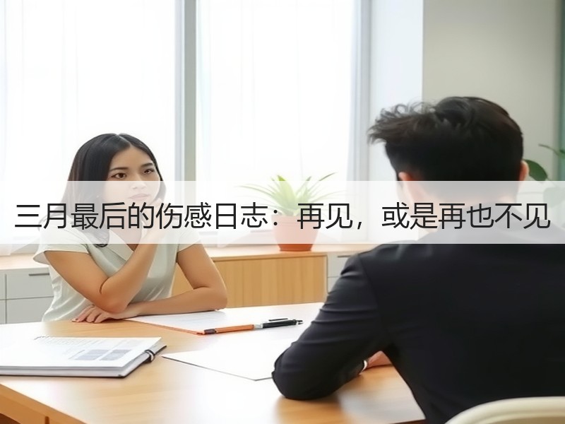 三月最后的伤感日志：再见，或是再也不见