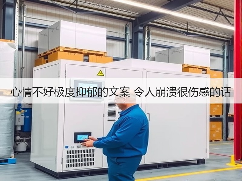 心情不好极度抑郁的文案 令人崩溃很伤感的话