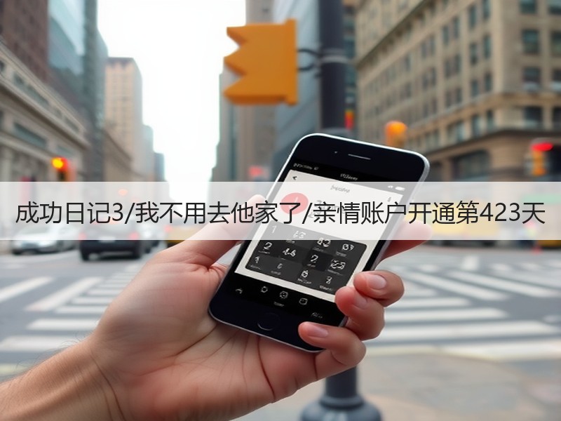 成功日记3/我不用去他家了/亲情账户开通第423天