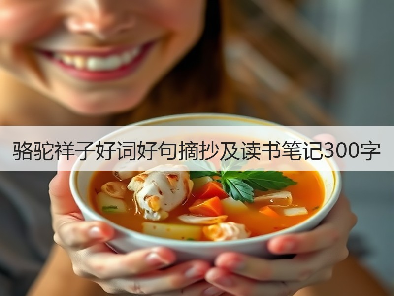 骆驼祥子好词好句摘抄及读书笔记300字
