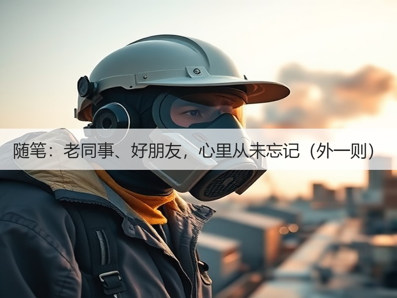 随笔：老同事、好朋友，心里从未忘记（外一则）