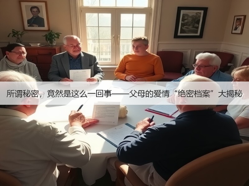所谓秘密，竟然是这么一回事——父母的爱情“绝密档案”大揭秘