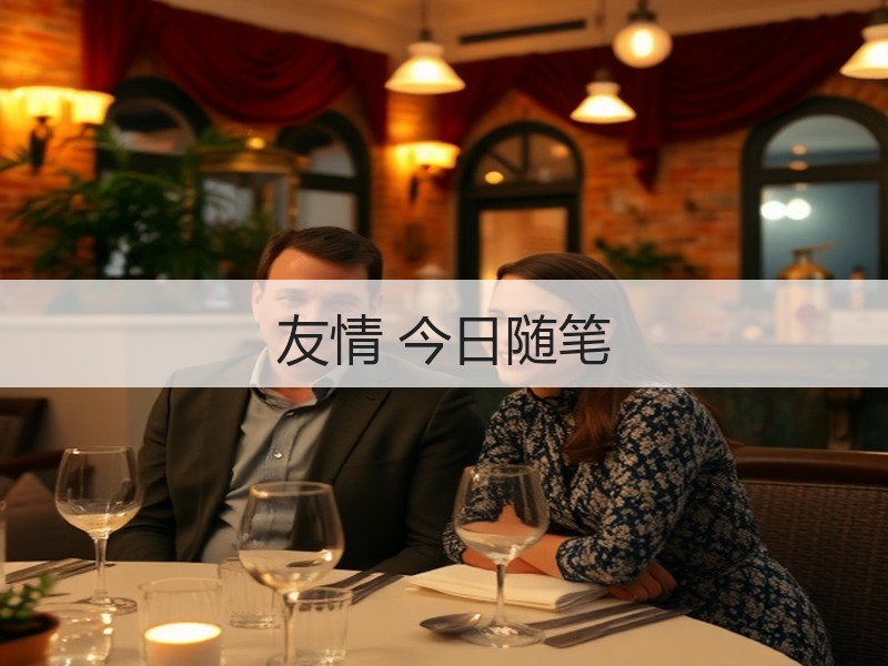 友情 今日随笔