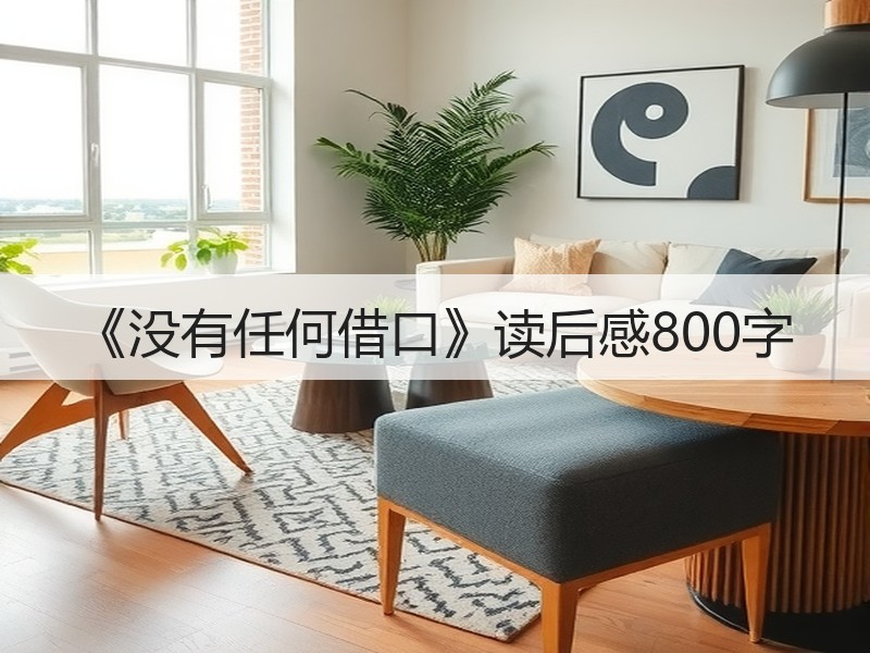 《没有任何借口》读后感800字