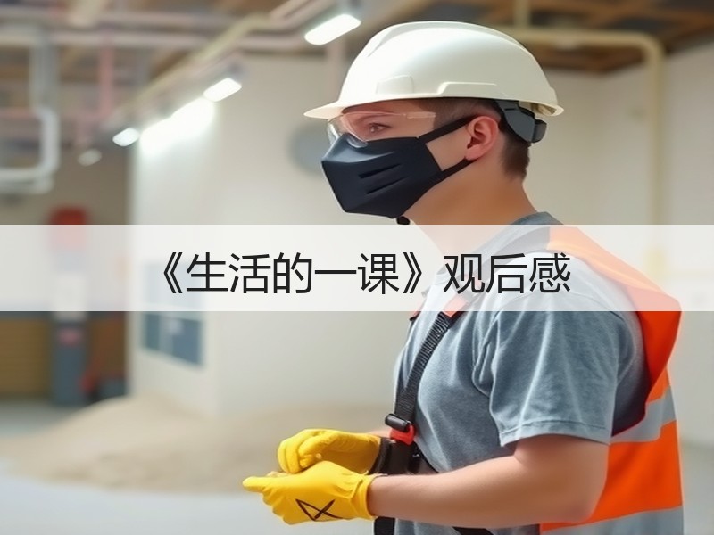 《生活的一课》观后感