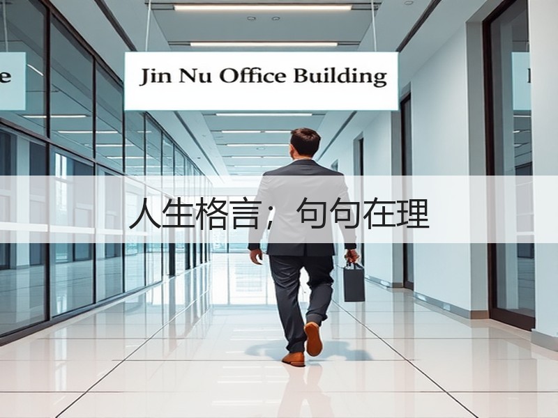人生格言；句句在理