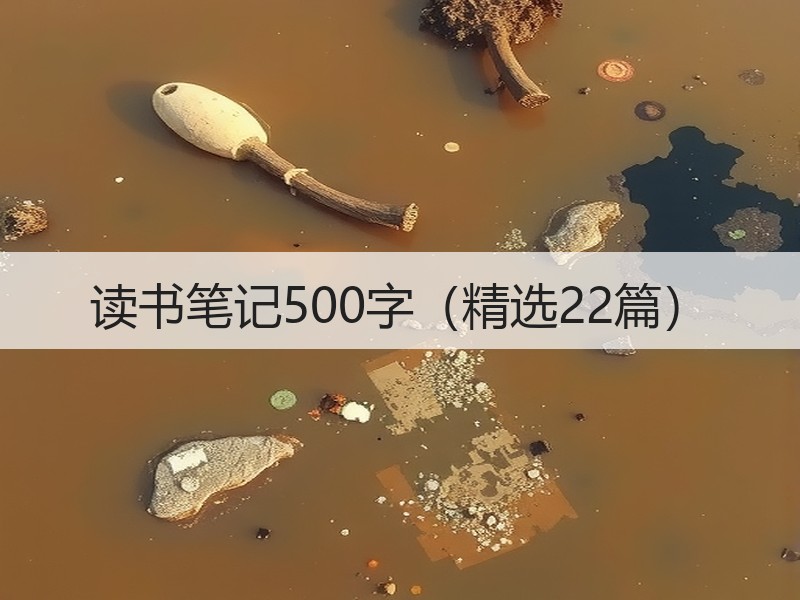 读书笔记500字（精选22篇）