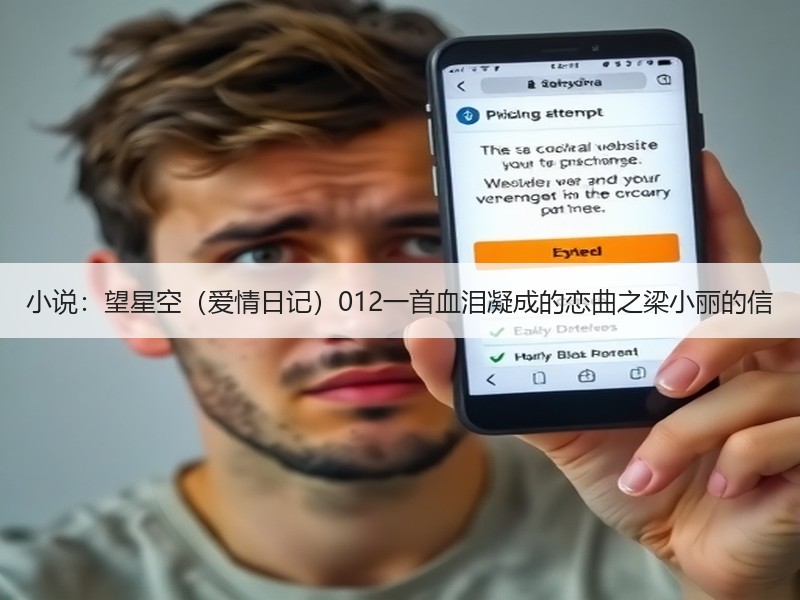 小说：望星空（爱情日记）012一首血泪凝成的恋曲之梁小丽的信