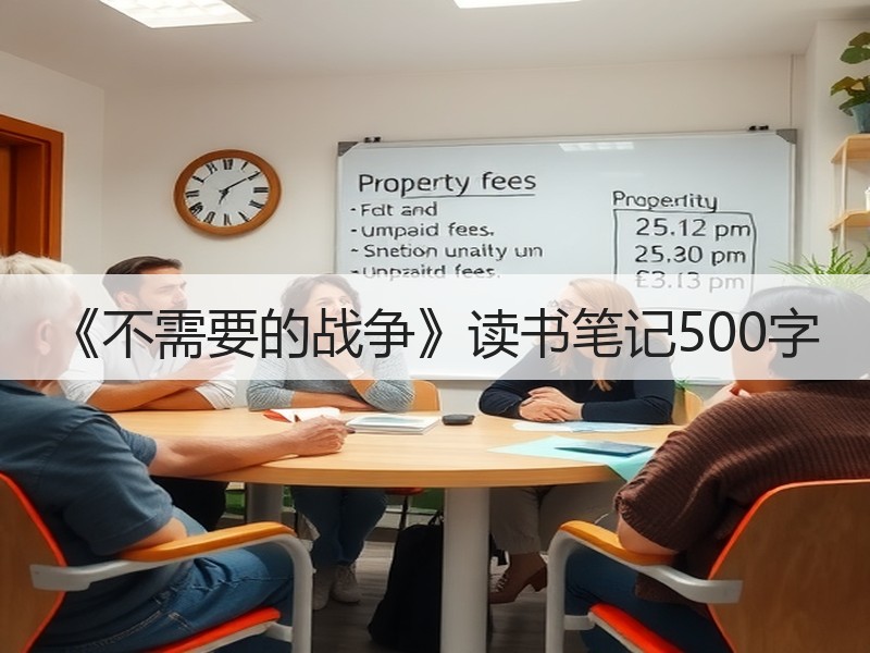 《不需要的战争》读书笔记500字